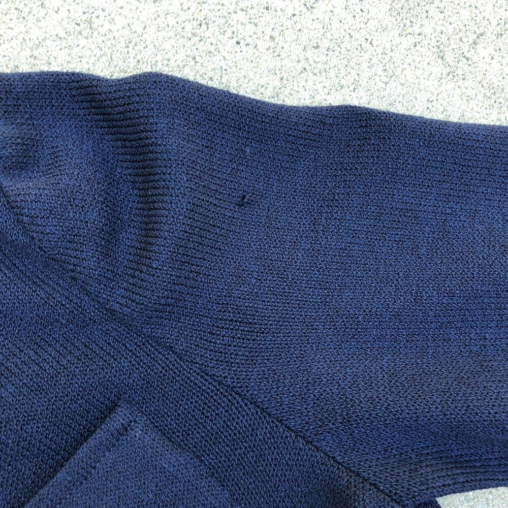 VTG ST JOHN Collection Marie Gray Santana Knit Jumpsuit Romper 2 Blue Designer - Picture 12 of 16